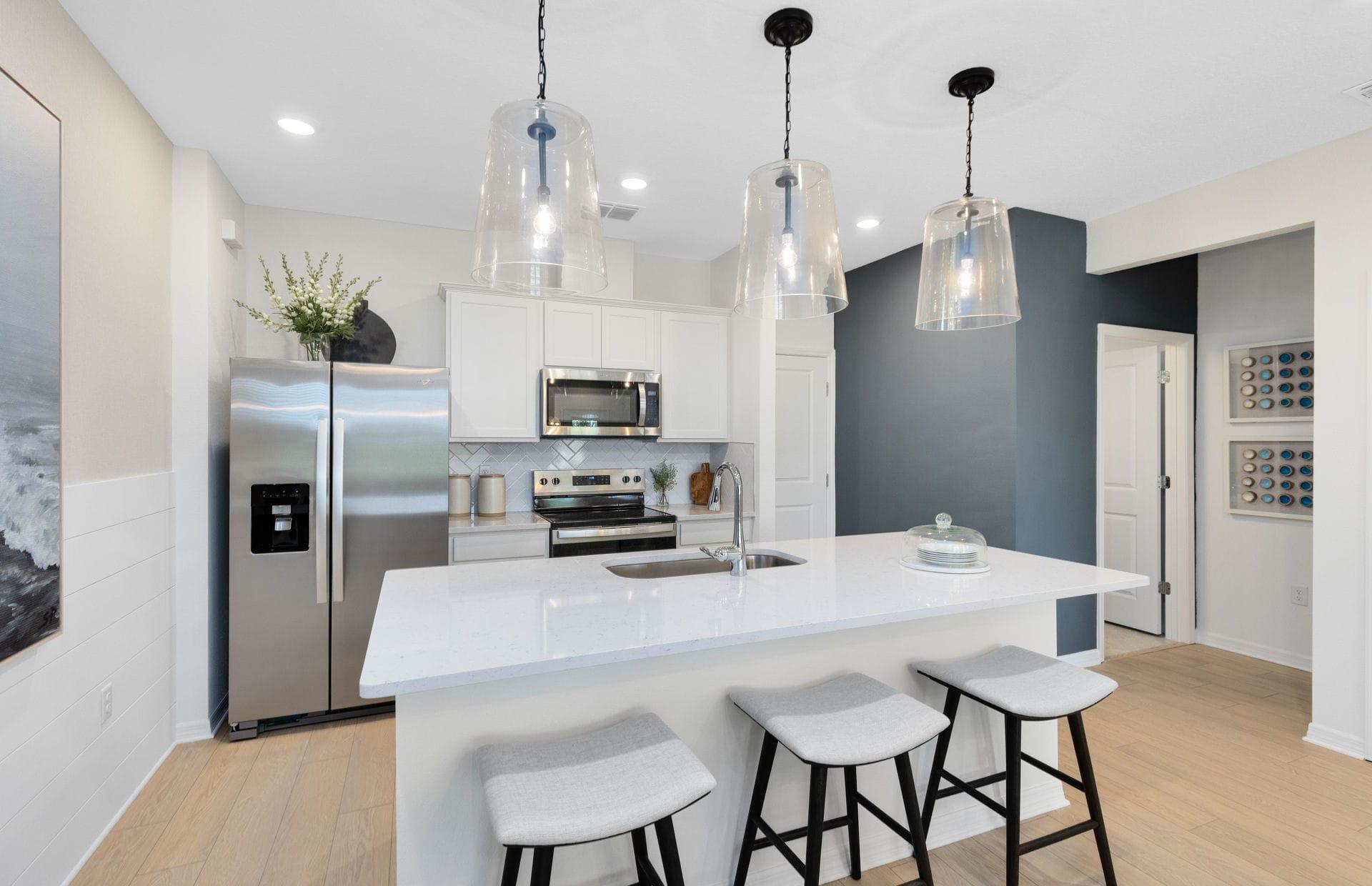 Orchid townhome kitchen