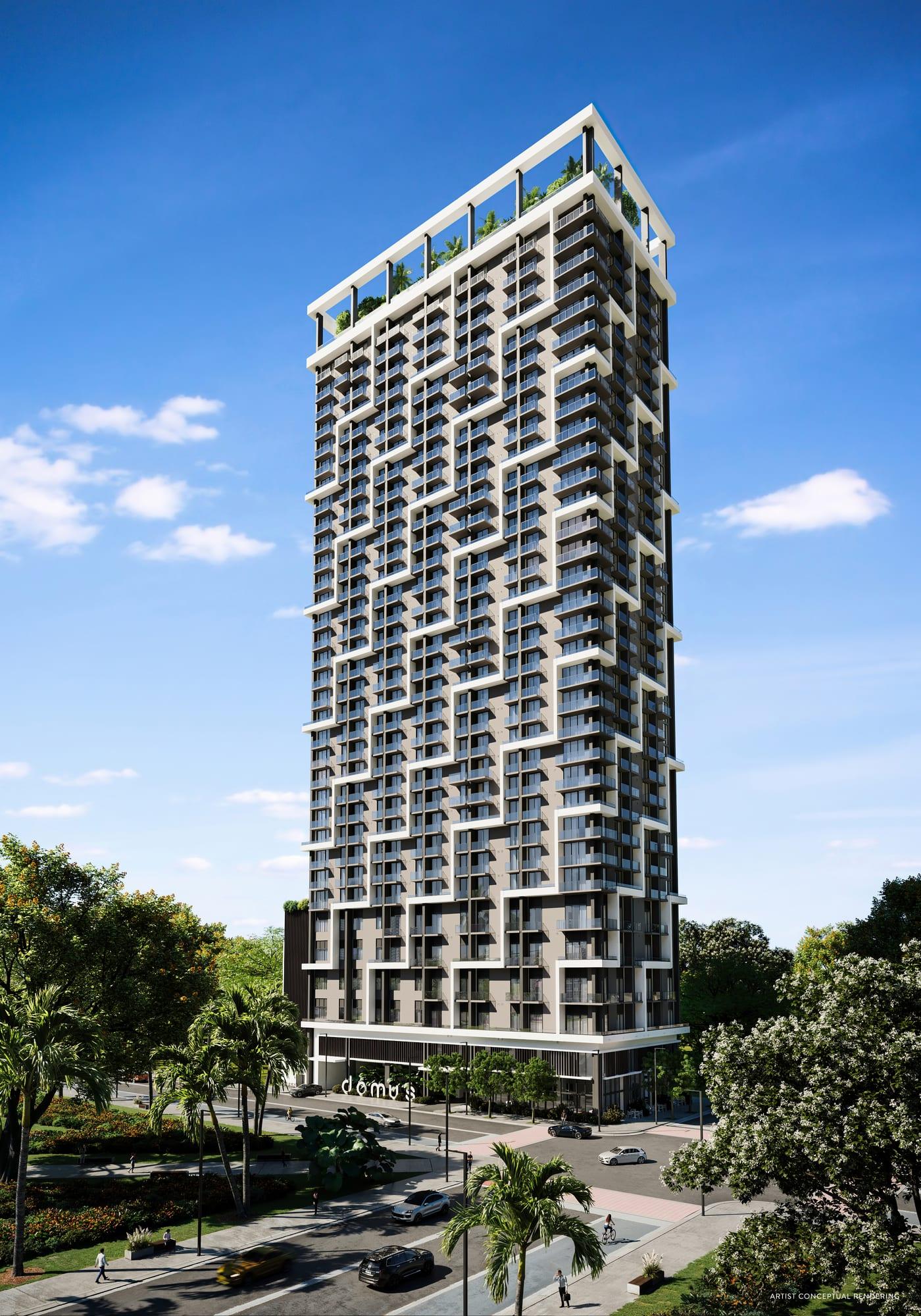 Rendering of the tower by day