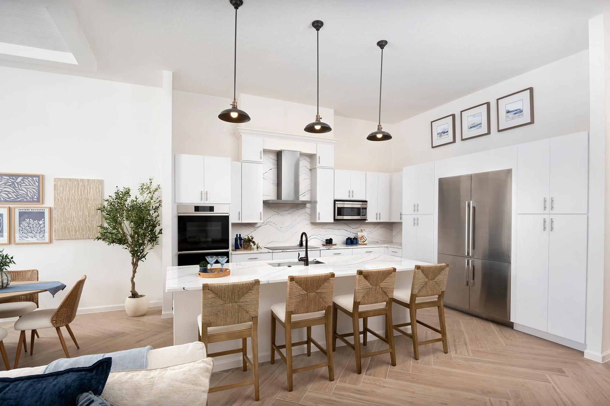 Photo of the kitchen in the Sandalwood II model home