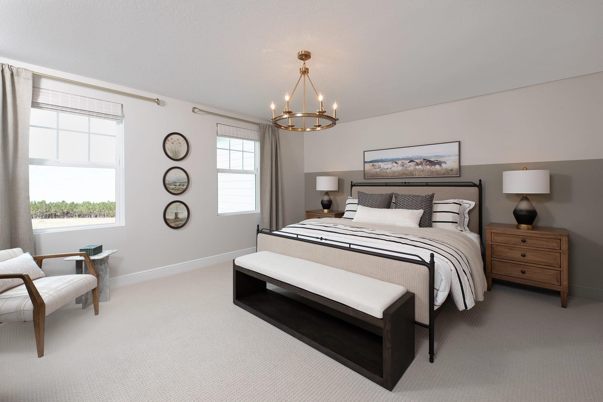 Griffin floor plan primary bedroom (representative photo)