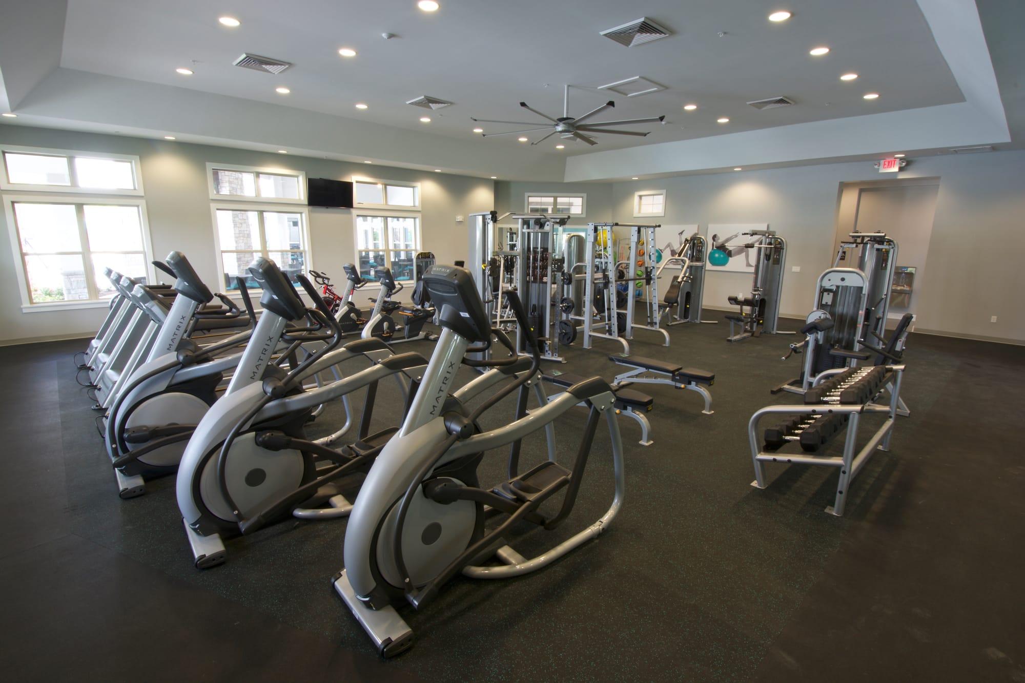 Clubhouse fitness center
