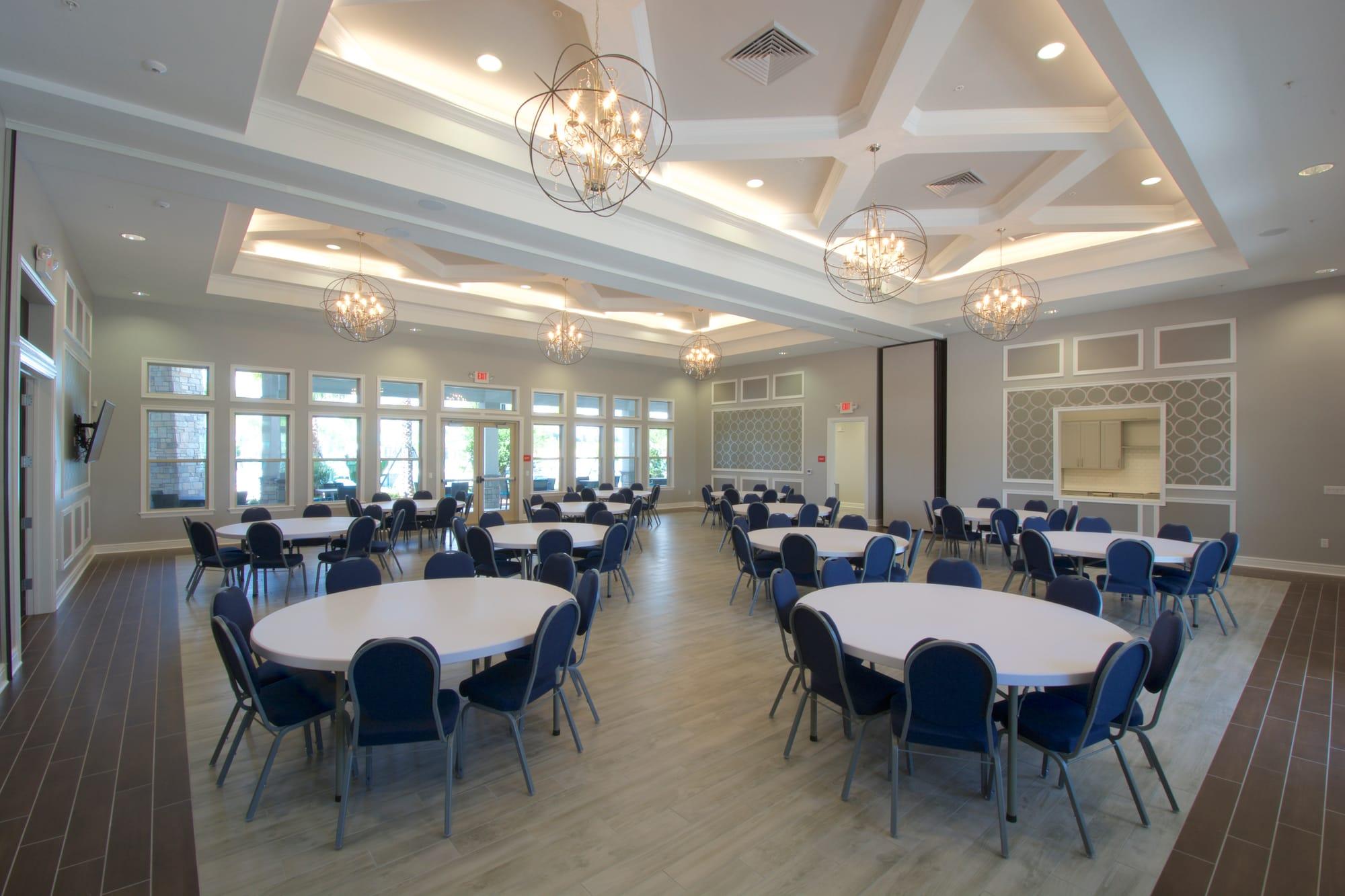 Clubhouse dining room