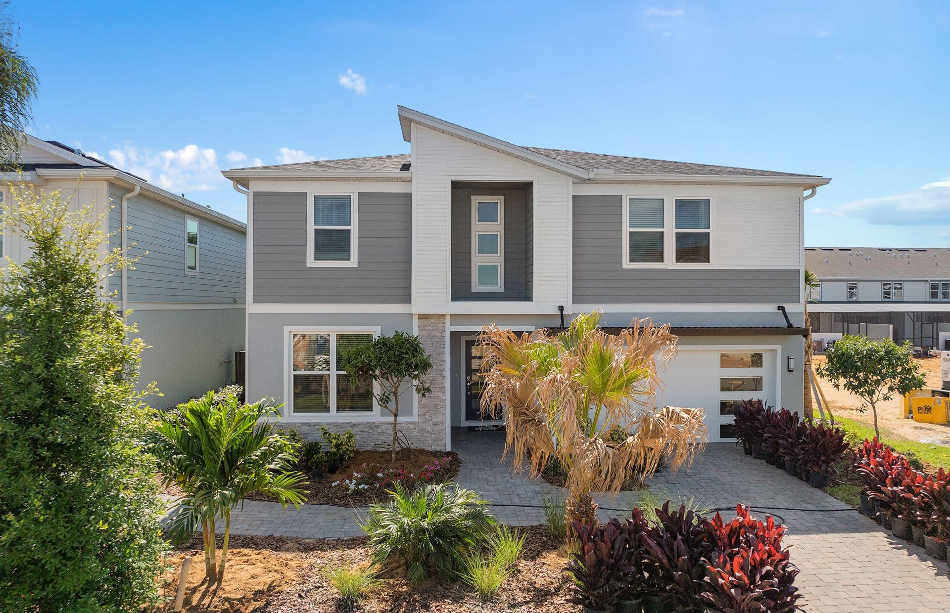 Fachada da casa modelo Clearwater Grand